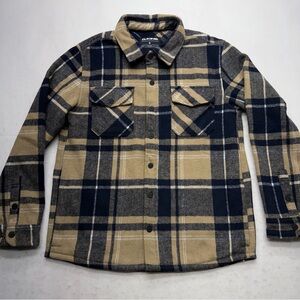 Dakine Plaid Shirt Jacket with Pockets Men’s Size Small